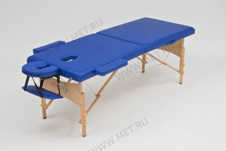 JF-AY01 Массажный стол складной с рамой из бука, синий от производителя