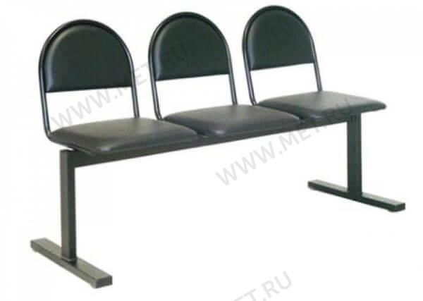Триада СМ 8 Секция стульев трёхместная от производителя