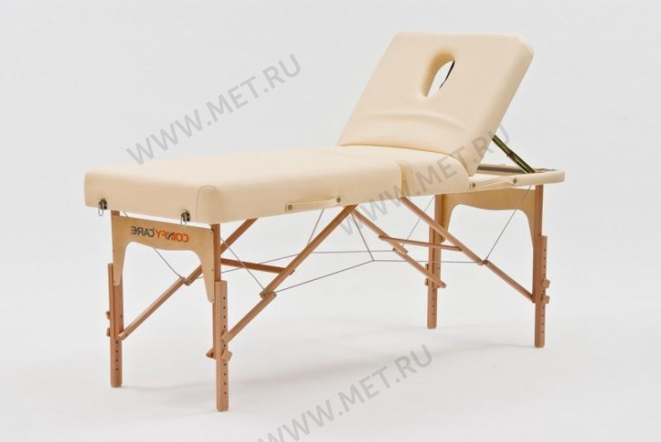 JFMS03R кремовый Мягкий массажный стол с усиленной рамой из бука - серия Professional от производителя