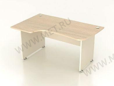 МЕТ Modern М11+М13.4 (140х100) Эргономичный левосторонний стол 140 см от производителя