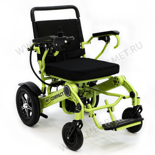 MET Compact 35 Мощное малогабаритное  кресло-коляска с электроприводом, складное, рама-алюминий от производителя