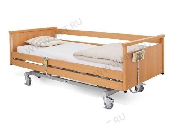 Eleganza 1 WOOD Многофункциональная кровать c деревянными спинками от производителя