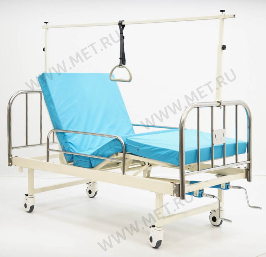 КФО-01  полная комплектация Медицинская функциональная кровать с поднимающимся изголовьем от производителя