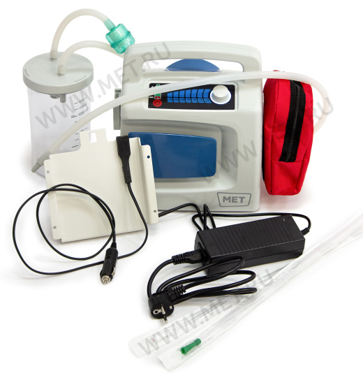 MET OX-200 Портативный хирургический аспиратор с аккумулятором от производителя