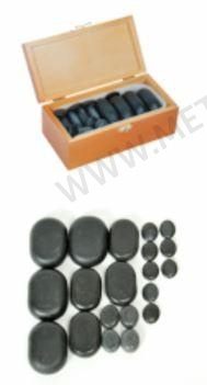 Деревянный кейс Камни для стоун терапии (базальт) - 20 шт. от производителя