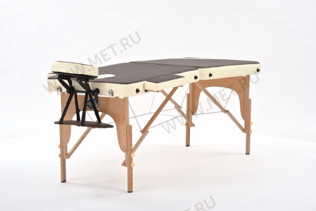 JF-AY01 Массажный складной стол с рамой из бука, коричнево-бежевый от производителя