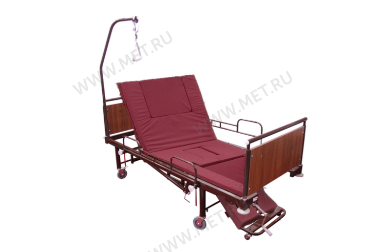 КМФ 942 кардио Кровать кресло  для лежачих больных  с туалетом и столиком, складные бок.огр от производителя