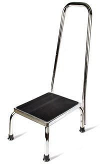 Ступенька для ванной с опорным поручнем
