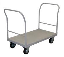 Грузовая тележка на платформе с двумя ручками