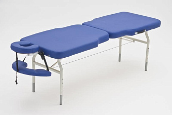 Массажный стол анатомической формы со складным каркасом из стали