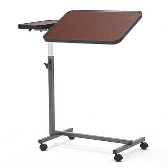 Столик "Гусь" прикроватный, цвет красное дерево