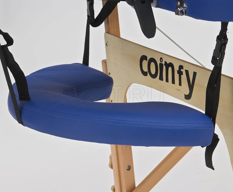 Wendermann Wood Advanta Складной массажный стол с рамой из бука, синий - серия Professional МЕТ