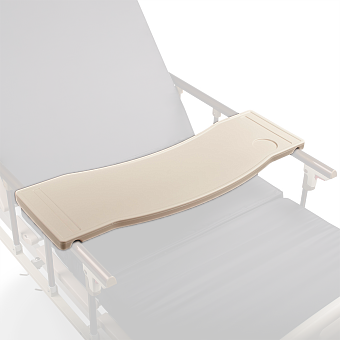 Надкроватный столик, серый, пластик