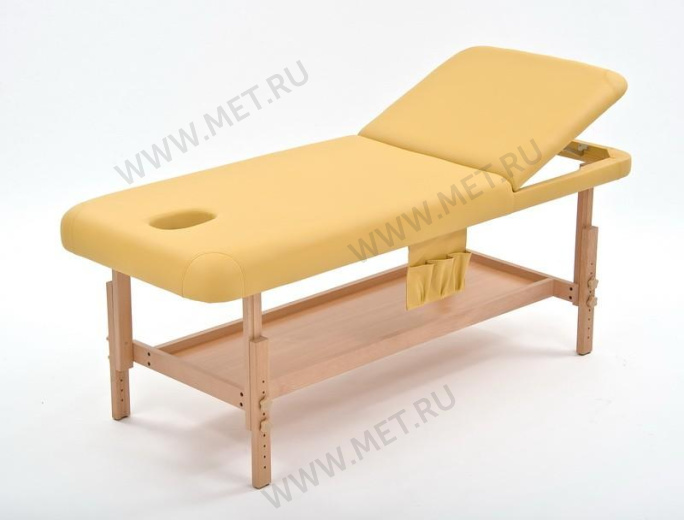 FIX-1A Массажный стационарный стол с рамой из бука и вырезом для лица, бежевый от производителя