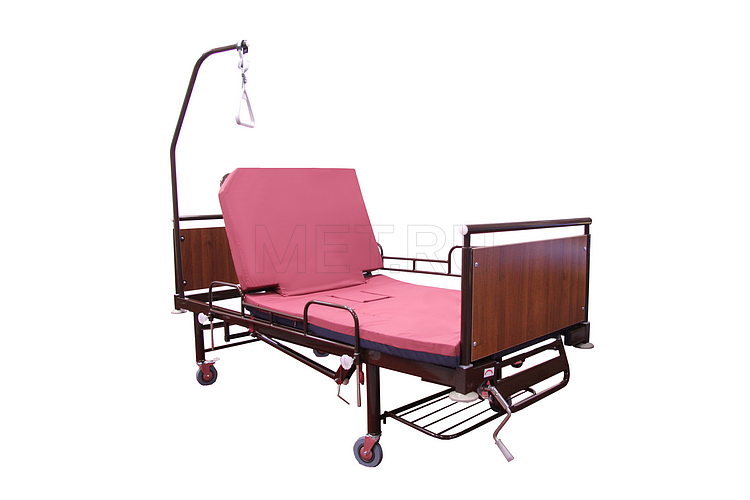 КМФ 942 кардио Кровать кресло  для лежачих больных  с туалетом и столиком, складные бок.огр от производителя