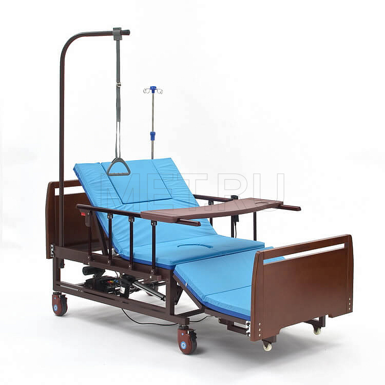 Медицинская электрокровать для лежачих больных с электро-туалетом и электро-переворотом МЕТ RЕVОLUТIОN-ELECTRO Медицинская электрокровать для лежачих больных с электро-туалетом и электро-переворотом
