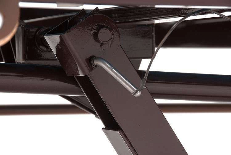 КМФ-933 без боковых ограждений Самая недорогая медицинская кровать с винтовым приводом MET