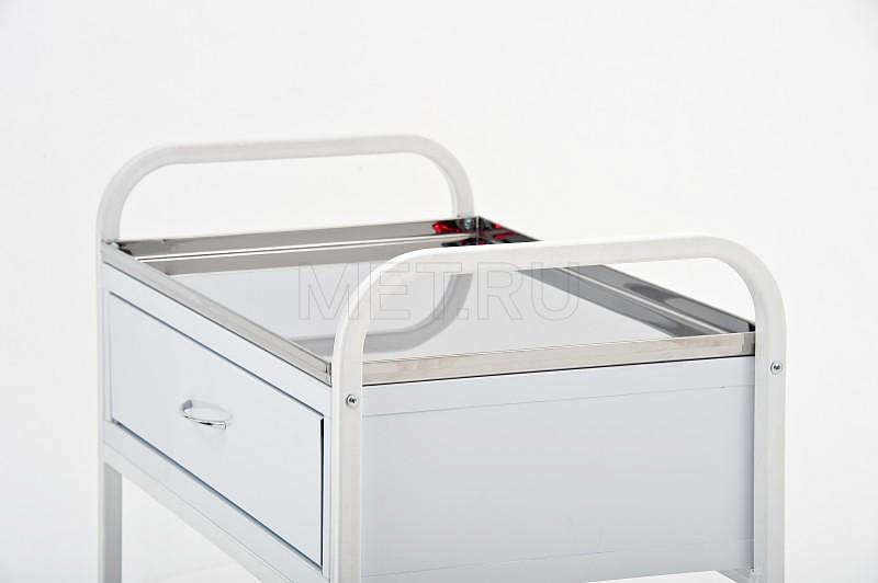 СМ.03.02 (мод.1) Стол манипуляционный (полки-нержавейка) MET