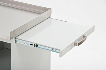 Столик мобильный для анестезиолога  , столешница-нерж