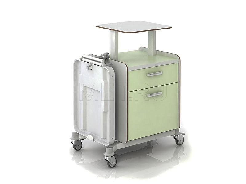 СН300-04 Тумбочка медицинская с поворотной столешницей