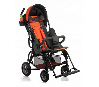 Детская коляска-книжка для больных ДЦП с пневмо колёсами