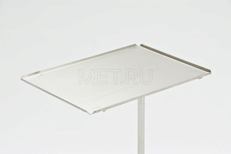 МЕТ-B24 (гусь) Столик манипуляционный из нерж.стали, 50х70см МЕТ