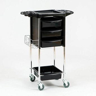 Тележка парикмахерская, чёрная