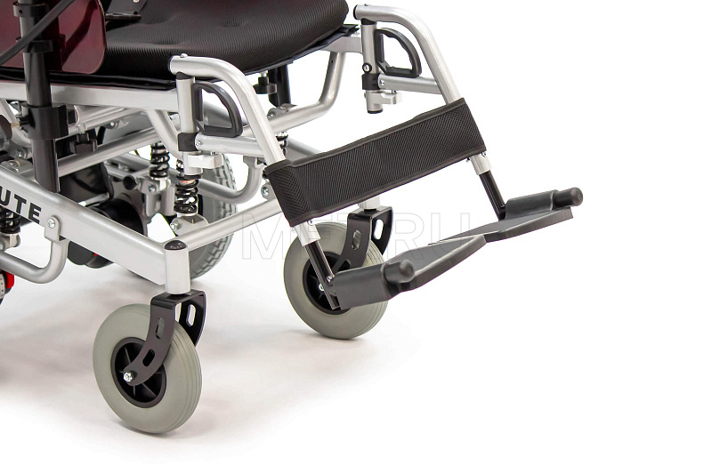 MET ROUTE 14 Алюминиевое кресло-коляска с амортизаторами и электромагнитными тормозами МЕТ