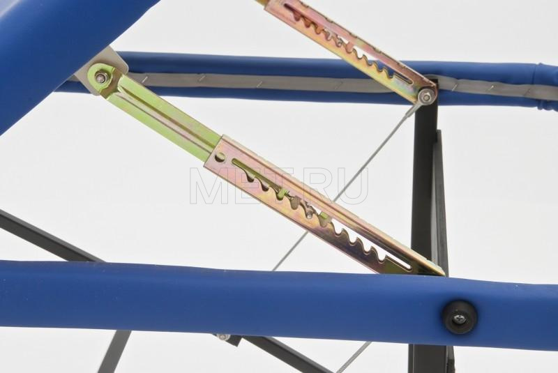 Wendermann Steel 02 (JFST02) Удлиненный до 195 см раскладной массажный стол на стальном каркас, синий от производителя