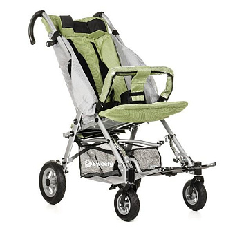 Детская коляска-книжка для больных ДЦП с пневмо колёсами