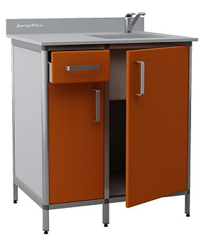 Стол-тумба лабораторный с мойкой