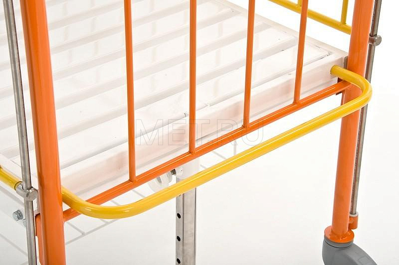 КМФД-7310 Оранж Кровать 2-х секционная детская с регулировкой высоты и наклона ложа МЕТ