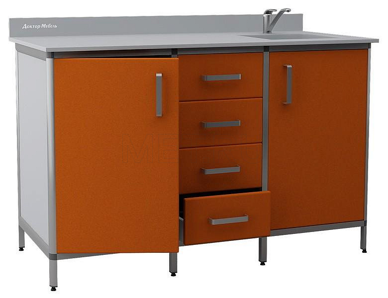 ДМ2-011-14 Широкий стол-тумба с мойкой от производителя