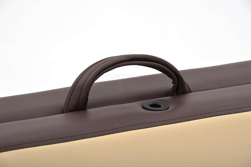 JF-AY01 Стол массажный раскладной на деревянном каркасе, бежево-коричневый