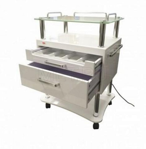 PRINCESS UV Стол тумба с УФ-стерилизатором, топ из закалённого стекла от производителя