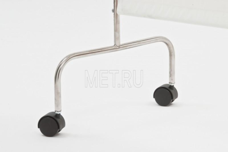 МСК-5302 Ширма медицинская из нержавейки  на колесах MET