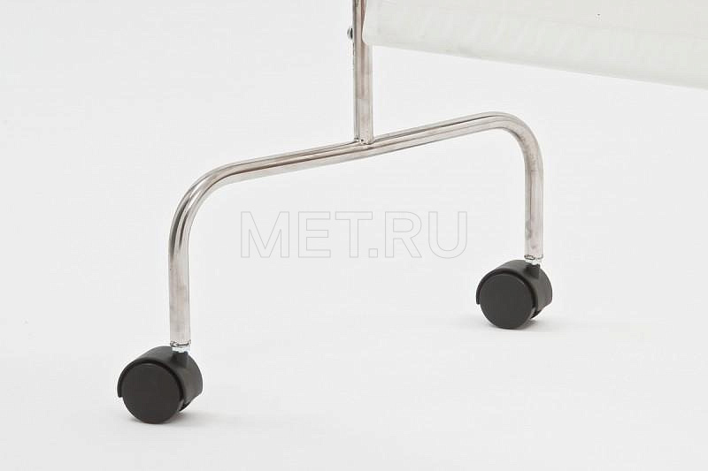 МСК-5302 Ширма медицинская из нержавейки  на колесах MET