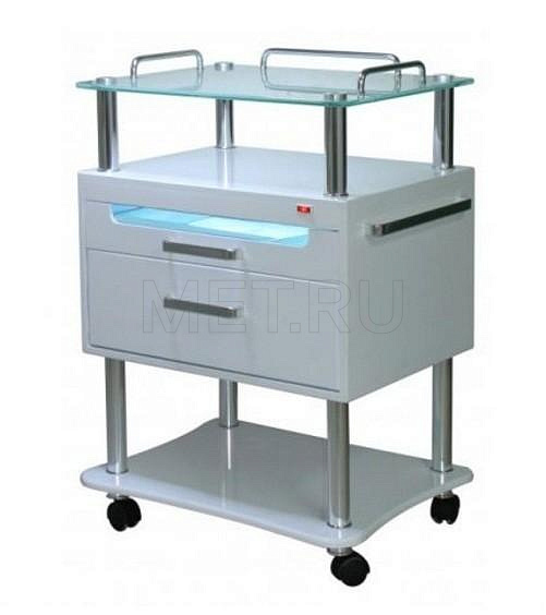 PRINCESS UV Стол тумба с УФ-стерилизатором, топ из закалённого стекла от производителя