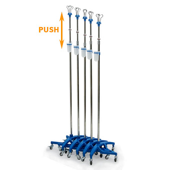 ШТАБЕЛИРУЕМАЯ инфузионная стойка-штатив с каплесборником