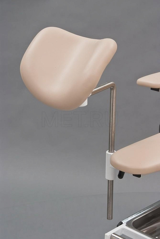 02Э Гинекологическое кресло  с регулировкой высоты бежевое, на электроприводе МЕТ