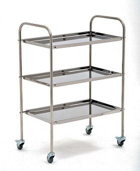 Столик инструментальный малый, разборный, нерж. сталь (размер 370х620мм)