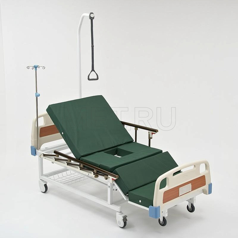 RS104-G Кровать-кресло функциональная механическая, с туалетом, с матрасом в комплекте