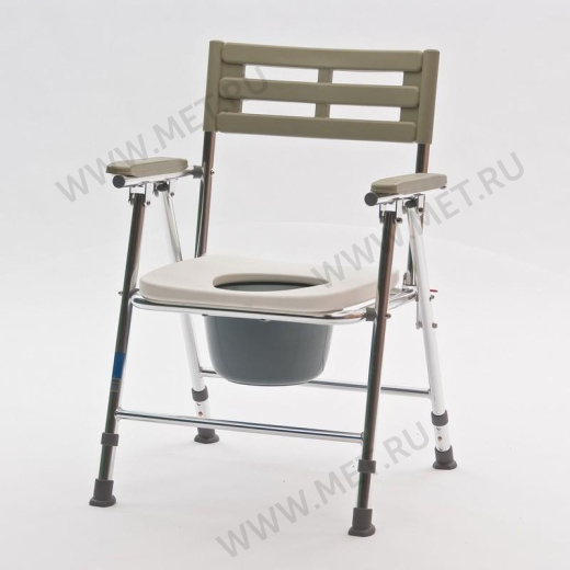 WC XXL (хром) Кресло-туалет складное, повышенной грузоподъемности от производителя