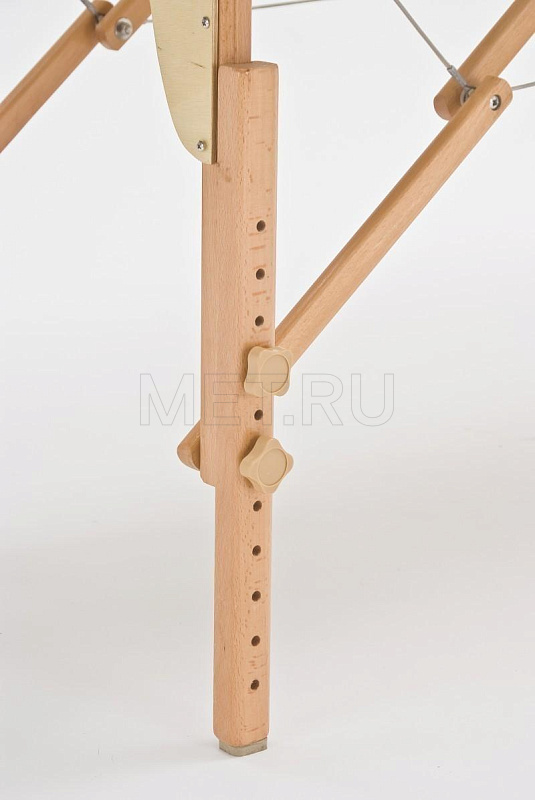 Wendermann Wood Oval Массажный складной стол с рамой из бука, синий МЕТ