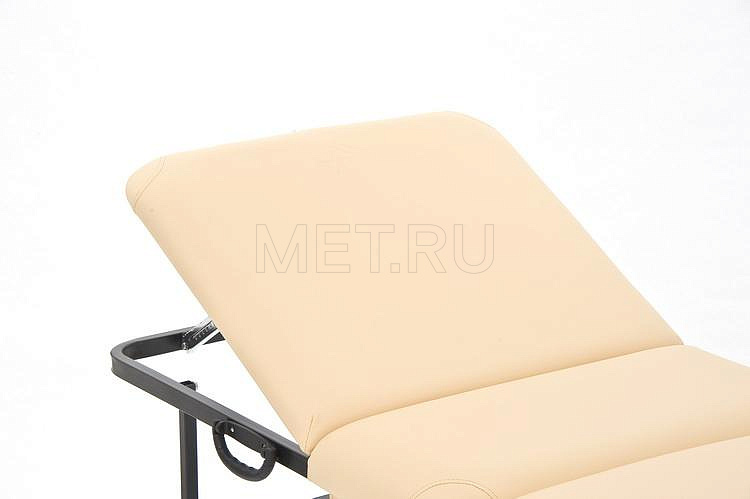 Поднимающаяся ножная секция для лимфодренажного массажа JFST02 Раскладной трёхсекционный массажный стол на стальном каркасе, бежевый МЕТ