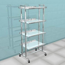 Столик для аппаратуры из нерж.стали