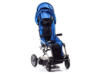 Детская коляска-книжка с регулируемым углом наклона сиденья и спинки