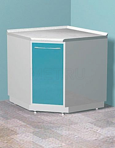 МЕТ AR-05Y Тумба угловая, со стальным каркасом в полимерной эмали.