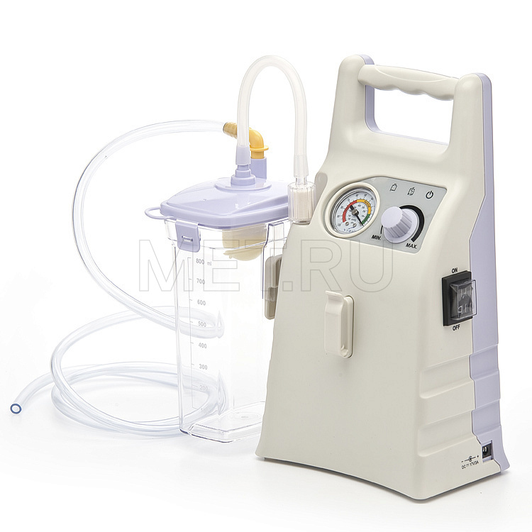 Портативный хирургический аспиратор (отсасыватель) с аккумулятором MET VIAN (ОХ-170) Портативный хирургический аспиратор (отсасыватель) с аккумулятором