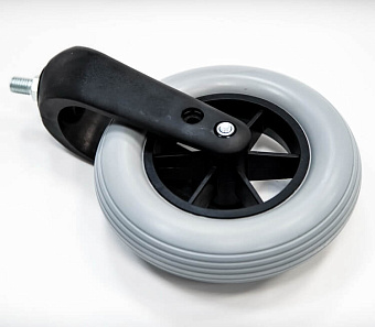 Колесо литое переднее с вилкой 200х45 мм для кресла-коляски